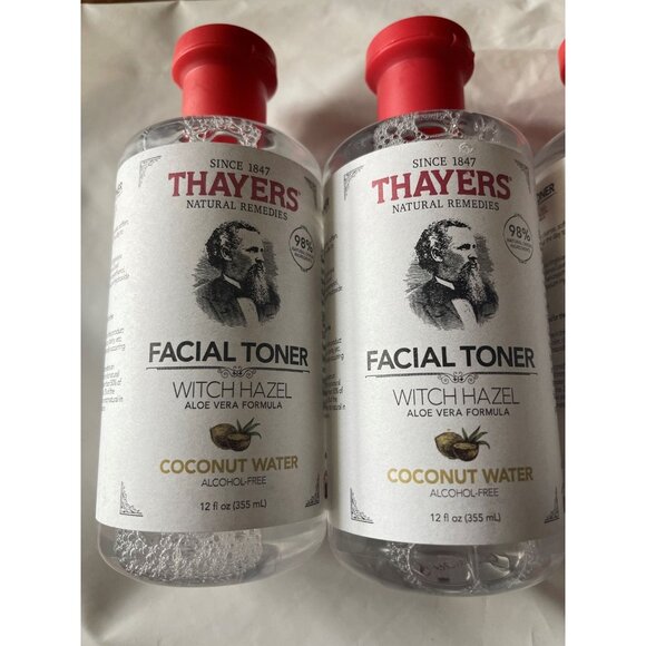 Thayers Witch Hazel Aloe Vera Facial Toner - 4 Pack, Natural Remedies - Picture 2 of 3